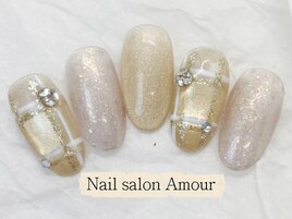 キラキラ春夏のネイル¥7980