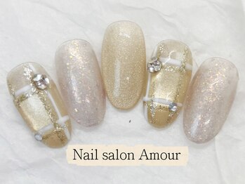 キラキラ春夏のネイル¥7980