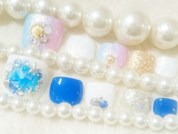 ネイルサロン アジュール(nail salon Azur)/フットデザイン ￥6500