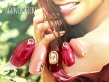 アグニークリッシェ(Agunik Riche)/【赤べっ甲ネイル】