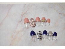 ブリオン 六本松店(Bullion)/フェミニンツイードネイル