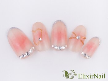 エリクサーネイル 神田(Elixir Nail)/定額やり放題/クーポン使用