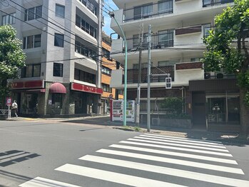 アーチ(arch)/楽器屋さんとビルの間を進みます