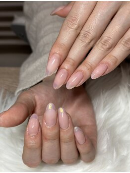 ネイルベベ(Nail bebe)/先端輝く★ミラーフレンチ