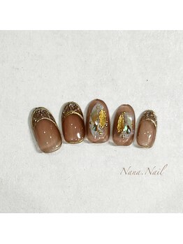 ナナネイル(Nana.Nail)/ヴィンテージフレンチネイル