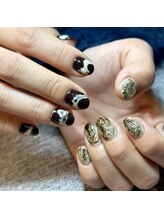 ラブクロム(LOVE CHROME)/素材感ネイル