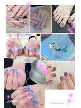 ジョイネイルスタジオ 高田馬場(JoY Nail Studio)/夏ぴったり！ブルーネイルまとめ