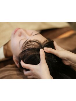 ヘッドスパで癒されたい