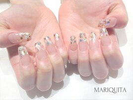 スカルプ☆ラメグラデーション