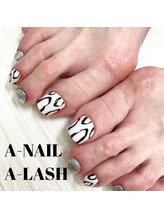 エーネイル エーラッシュ(A-NAIL A-LASH)/定額フットネイル【倉敷】