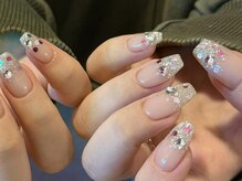 ジェミーネイル エビス(Jemiy nail ebisu)/キラキラシルバーラメグラホロ