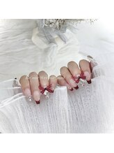 レミル(Re'mir)/ボルドーフレンチ × リボン .*