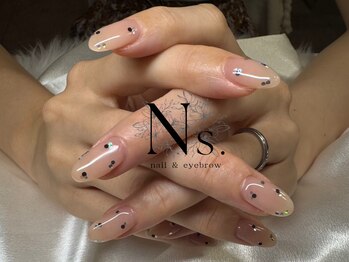 エヌエス ネイルアンドアイブロウ(Ns)/シンプルネイル☆