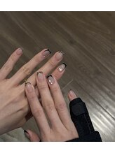 めぐみのネイルサロン/水光マグネット　フレンチ