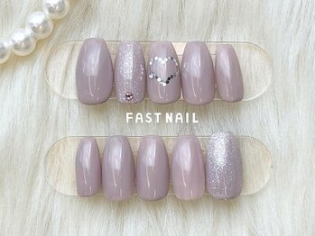 ファストネイル 自由が丘駅前店(FAST NAIL)/ホログラム/韓国/ハート