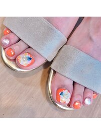 フラワーフットネイル☆