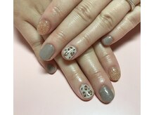 ピンクベリー 岡町店(Pink berry)/シンプルアニマルネイル