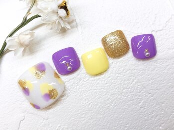 ネイルサロン ふるる 大須店/☆フットミディアムネイル☆#187