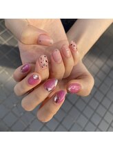 グラマラス アンジェアイ 荻窪店(glamourous ange eye)/ピンクニュアンスネイル