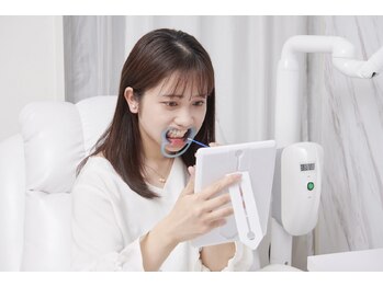 ホワイトニングラウンジ 横須賀店(ホワイトニングlounge)/【照射準備３】