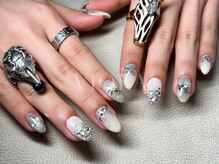 ヴィオラ(VIOLA)/冬ネイル/グラデーション/ラメ