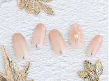 ネイルサロンアンドスクール ミュー(Nail Salon & school mieux)/ミラーフレンチネイル