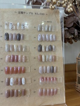 ネイルズカフェアン 姫路駅前店(nails cafe an)/〇 定額サンプル5500