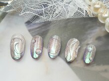 ラスターネイル(Luster nail)/水滴グラスネイル