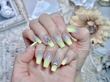 レアネイル 渋谷店(Le’a nail)/黄色★グラデーション