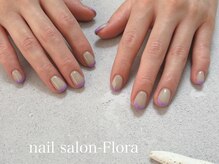 フローラ(_Flora)/ハンド/バイカラーフレンチ/