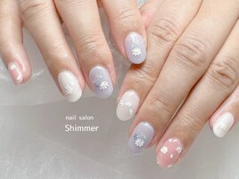 お花マットネイル