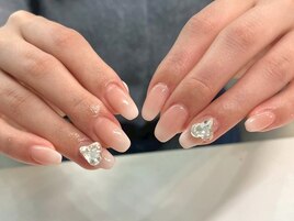 ワンカラー/ワンポイントネイル