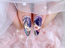 ネイル アリーズ セカンド(nail Allies 2nd)/痛ネイル 冬 手書き 推し