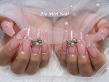 ピオミエルネイル 新宿(pio miel nail)/ピンクリボンネイル