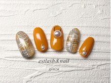 エストラッシュアンドネイル 銀座店(est lash&nail)/パールツイードネイル