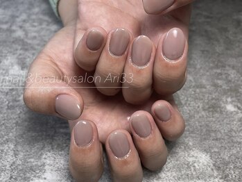 アリ(Ari33)/one color/自爪風ネイル