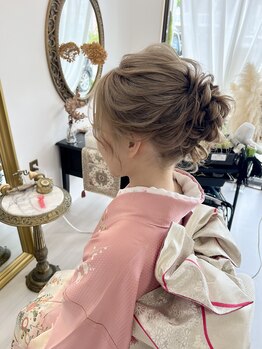 プレモ(PREMO)/お着物に似合わせヘア