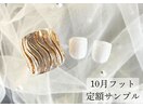 ミラー×秋冬フットネイル定額