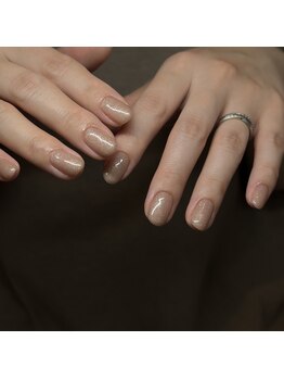 カノアネイル(kanoa nail)の写真/通いやすさが自慢◎オフィスにも映える上品かつ大人綺麗な指先をご提供☆【ワンカラー￥4500】