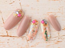 ネイルトリート 茨木駅前店(NAIL TREAT)/夏にぴったり☆彡キラキラネイル