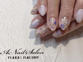 21/4/1　アイスブルー×フラワー