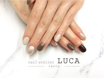 ネイルアトリエルカ(nail atelier LUCA)/s-35 大人上品キラキラネイル