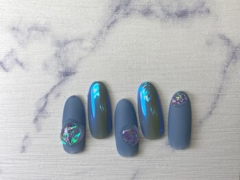 ネイルサロン インプレス(Impress)/ぷっくりオーロラネイル