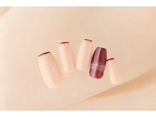 エムスラッシュ ネイル センター北店(M.SLASH)/チェックネイル