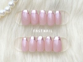 ミラーフレンチネイル