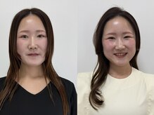 ウル 新宿代々木店(ULU)/柔らかな顔立ちを生かしたメイク