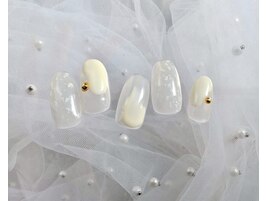 塗りかけニュアンスアート