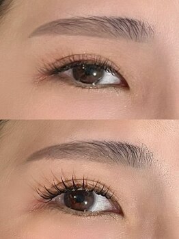 ジョワ(Joie)の写真/《アンドヘルシー》まつエク×まつ毛パーマを組み合わせて、若々しい印象の魅力的な目元に!!