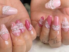 指グラデーションに豪華フル3D！