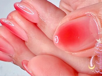 ネイルエルフ(Nail Aelf)/透け艶チーク｜上品ネイル